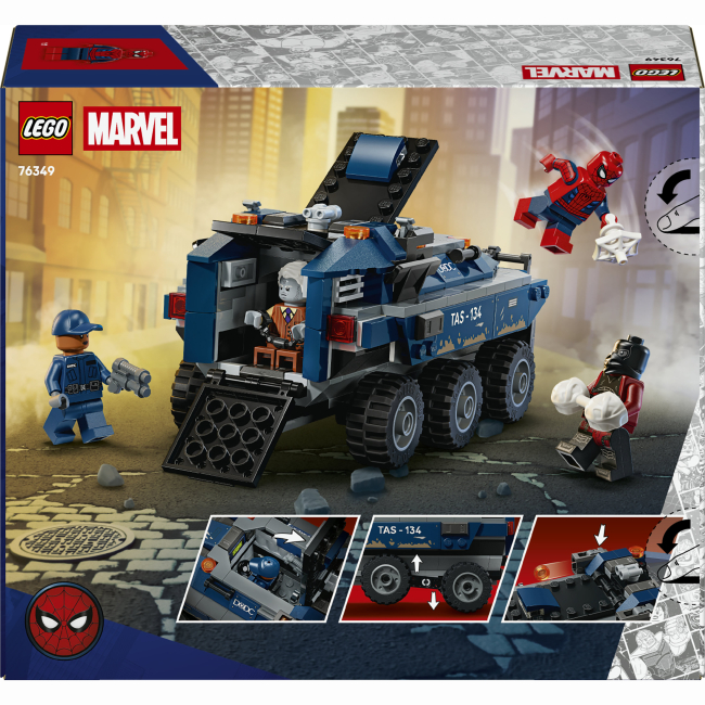 Конструктори LEGO - Конструктор LEGO Marvel Spider-Man Prison Transport Chase (76349)#3