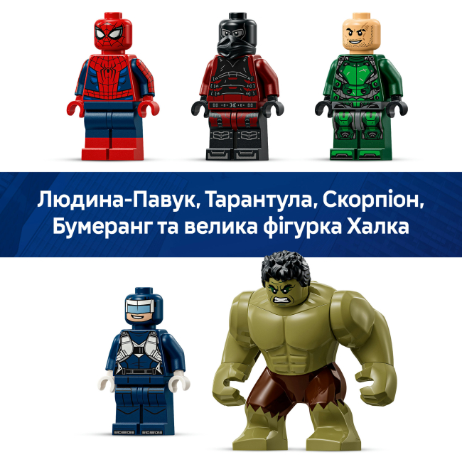 Конструкторы LEGO - Конструктор LEGO Marvel Эпическая схватка Человека-паука против Халка (76350)#7