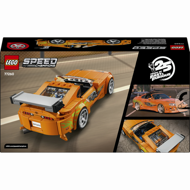 Конструкторы LEGO - Конструктор LEGO Speed Champions «Форсаж»: Toyota Supra MK4 (77260)#3