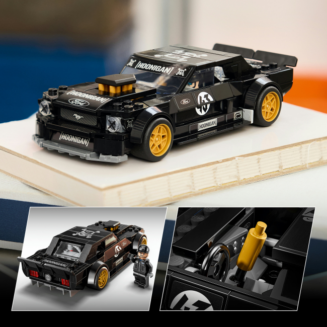 Конструктори LEGO - Конструктор LEGO Speed Champions Ford Mustang Hoonicorn V1 ''65 Ken Block (77262)#6