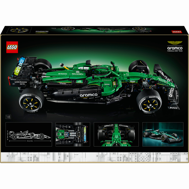 Конструктори LEGO - Конструктор Lego Technic Автомобіль «Формули-1» Aston Martin Aramco AMR25 (42240)#3