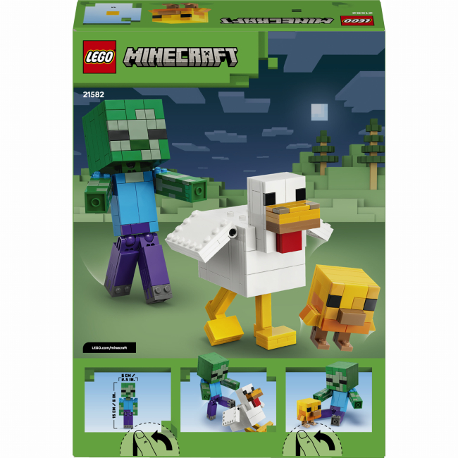 Конструктор Lego Minecraft Курячий Жокей (21582)#3