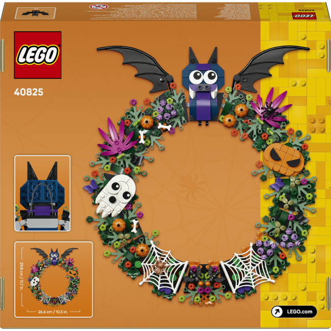 Конструктор LEGO Seasons and Occasions Вінок на Гелловін (40825)#3
