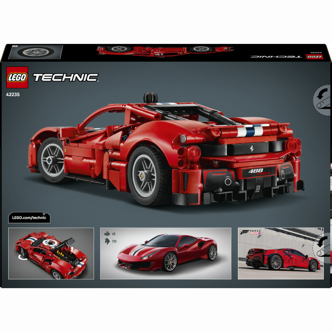 Конструкторы LEGO - Конструктор LEGO Technic Автомобиль Ferrari 488 PISTA (42235)#3