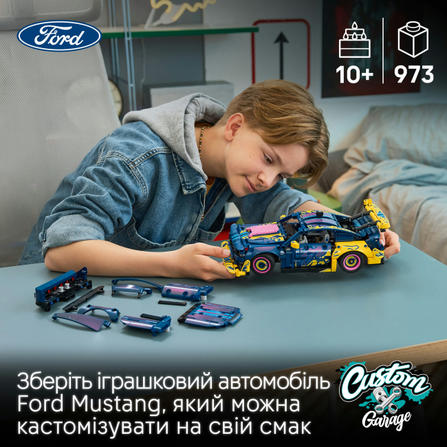 Конструкторы LEGO - Конструктор Lego Technic Тюнинг-гараж с автомобилем Ford Mustang GT (42236)#4