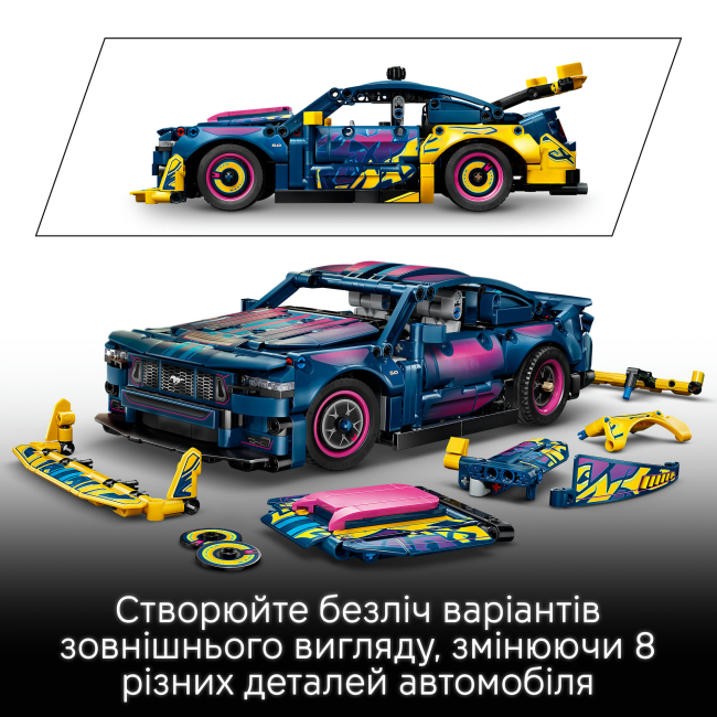 Конструкторы LEGO - Конструктор Lego Technic Тюнинг-гараж с автомобилем Ford Mustang GT (42236)#5