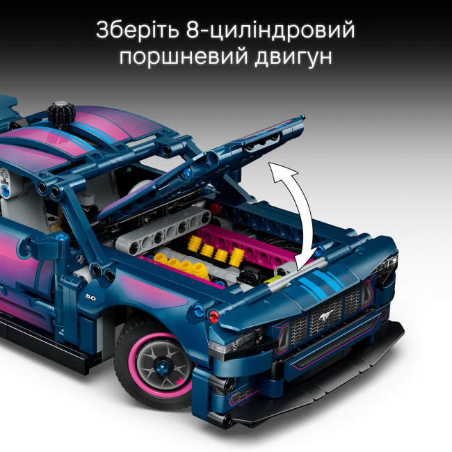 Конструкторы LEGO - Конструктор Lego Technic Тюнинг-гараж с автомобилем Ford Mustang GT (42236)#6