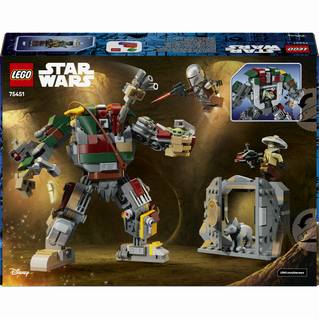Конструктори LEGO - Конструктор Lego Star Wars Битва дроїдів-вартівників у палаці Хаттів (75451)#3