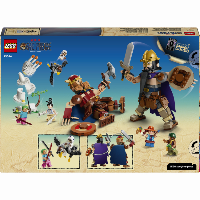 Конструктор LEGO One Piece Доррі проти Броґі: гіганти «Малого Саду» (75644)#3