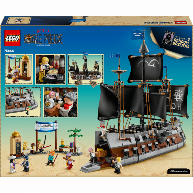 Конструктор LEGO One Piece Морський бойовий корабель Ґарпа (75646)#3