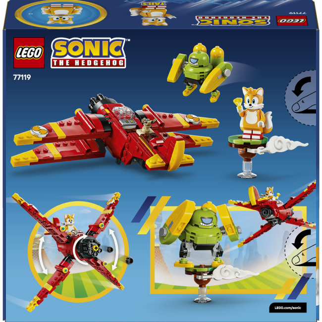 Конструктор LEGO Sonic the Hedgehog Літак Тейлза «Торнадо-1» (77119)#3