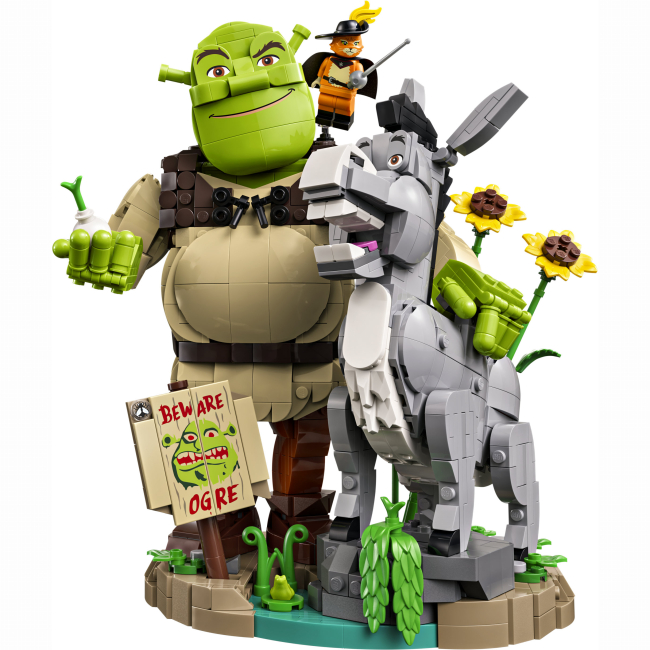 Конструкторы LEGO - Конструктор LEGO Icons Шрек, Осел и Кот в сапогах (72423)#2