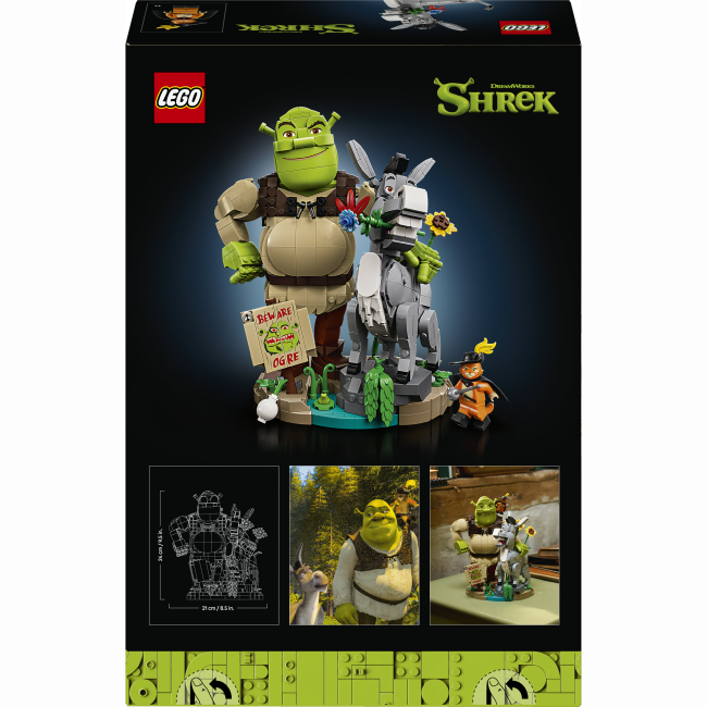 Конструкторы LEGO - Конструктор LEGO Icons Шрек, Осел и Кот в сапогах (72423)#3