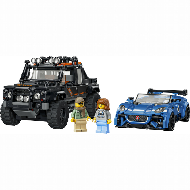 Конструктор LEGO Speed Champions Jaguar Project 7 та Land Rover Defender (77264)#2