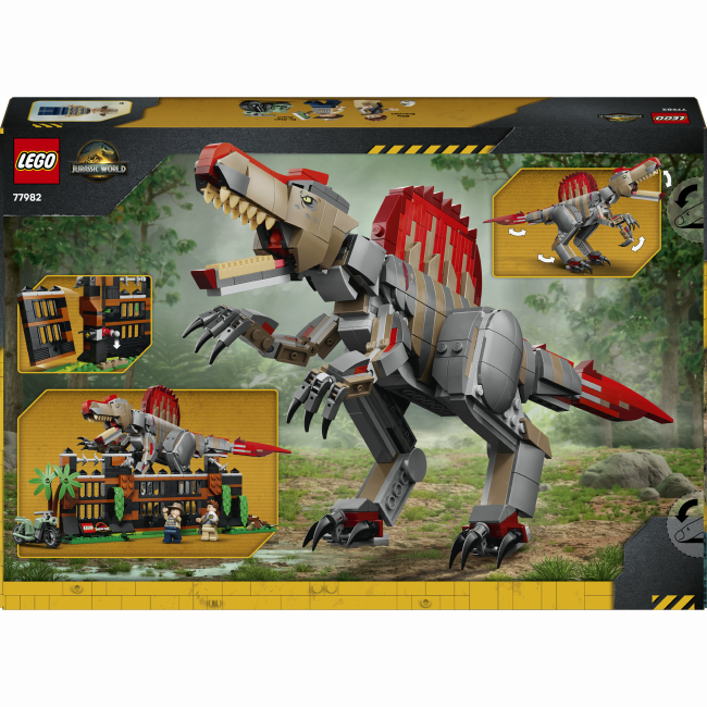 Конструктор LEGO Jurassic World Втеча спинозавра (77982)#3