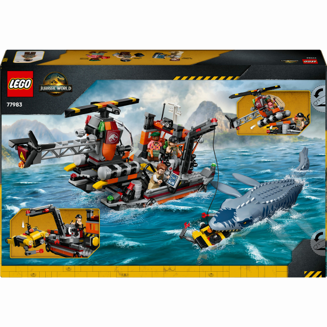Конструктор Lego Jurassic World Напад мозазавра на човен (77983)#3