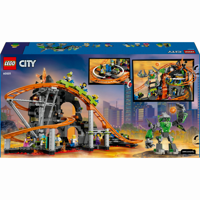 Конструктори LEGO - Конструктор LEGO City Парк атракціонів Lava Land (60501)#3