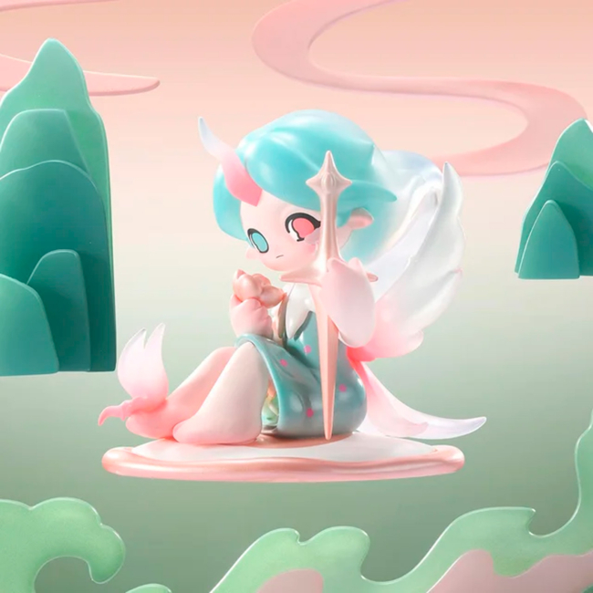 Фігурки персонажів - Фігурка-сюрприз Pop Mart Azura ​Ethereal Realm Mythical Beasts (AERM-01)#5