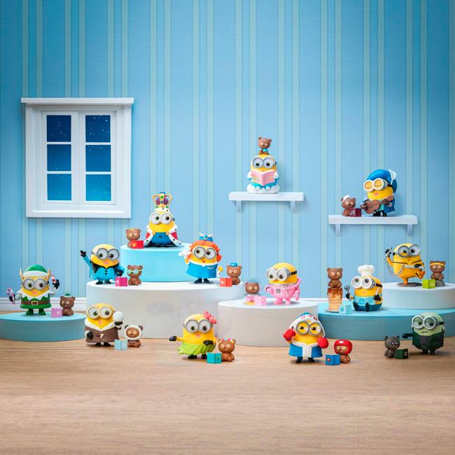 Фігурки персонажів - Фігурка-сюрприз Pop Mart Minions bedtime stories by Bob and Tim (MBBT-01)#2