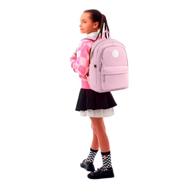 Рюкзаки и сумки - Рюкзак GoPack Education Teens пудровый (GO26-141L-2)#5
