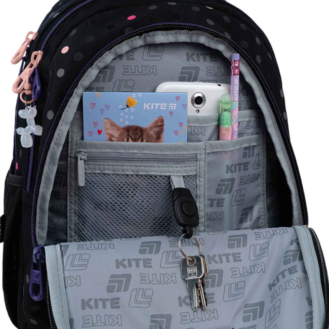 Рюкзаки и сумки - Рюкзак Kite Education teens romantic street art (K26-8001M-1)#4