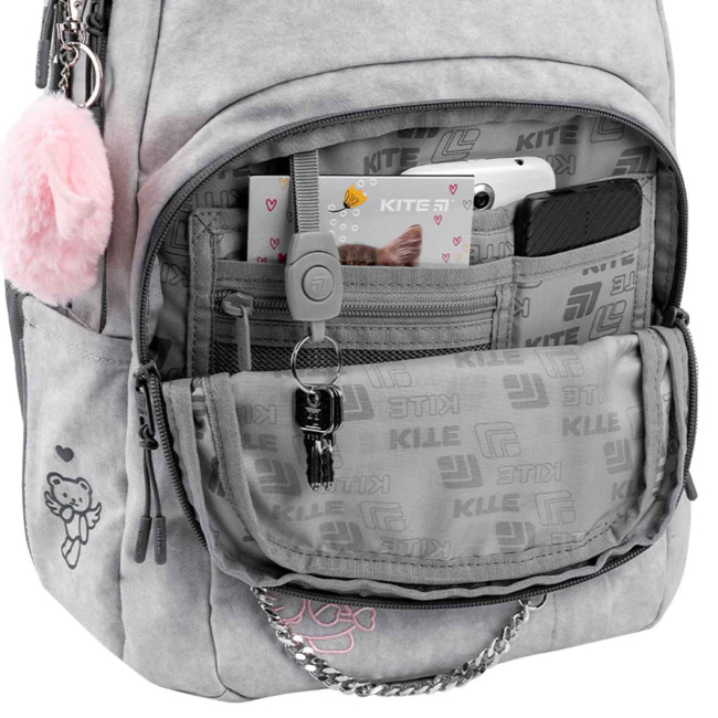 Рюкзаки и сумки - Рюкзак Kite Education teens Hello Kitty (HK26-2578M)#4