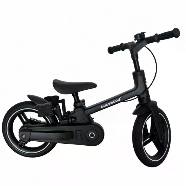 Беговелы - Велосипед-беговел Babyhood EasyGo 6 в 1 черный (BH-825B)#2