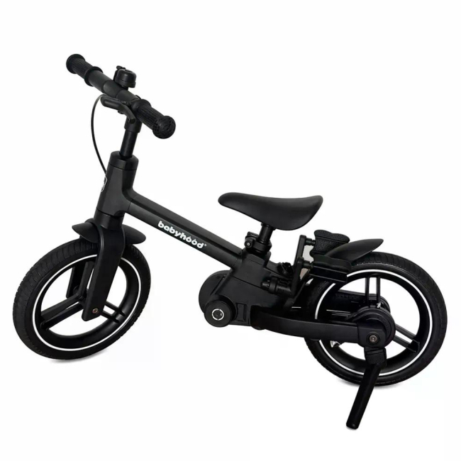 Беговелы - Велосипед-беговел Babyhood EasyGo 6 в 1 черный (BH-825B)#3