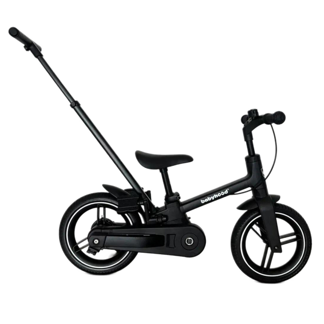 Беговелы - Велосипед-беговел Babyhood EasyGo 6 в 1 черный (BH-825B)#7