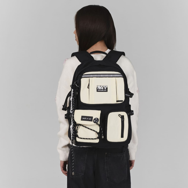 Рюкзаки та сумки - Рюкзак Yes T-107L Vanilla (550347)#8