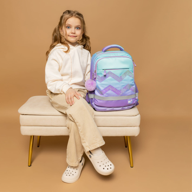 Рюкзаки и сумки - ​Рюкзак YES S-52 Ergo Sparkle (559567)#9