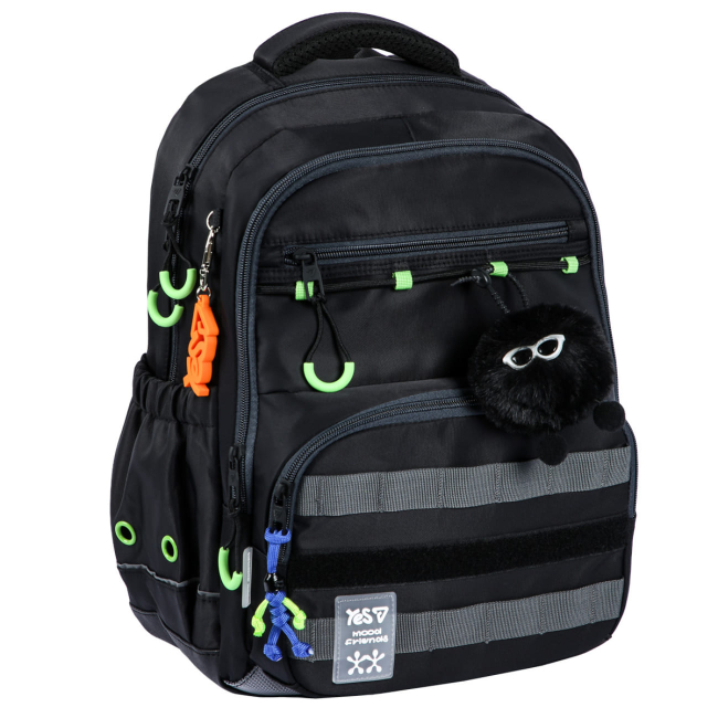 Рюкзаки и сумки - Рюкзак ​школьный Yes S-108М Mood Zone Black (550601)#2