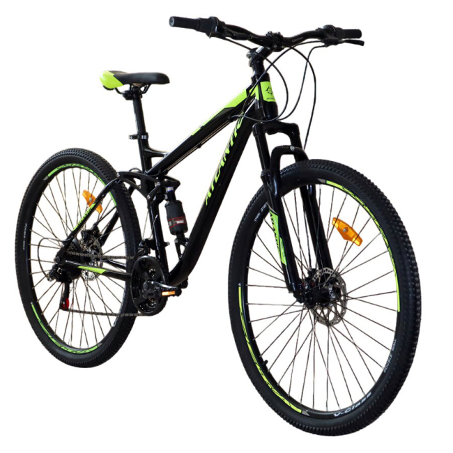 Велосипеды - Велосипед Atlantic Arkon NX 27.5'' M/17'' Black/Lime (5060948062848)#2
