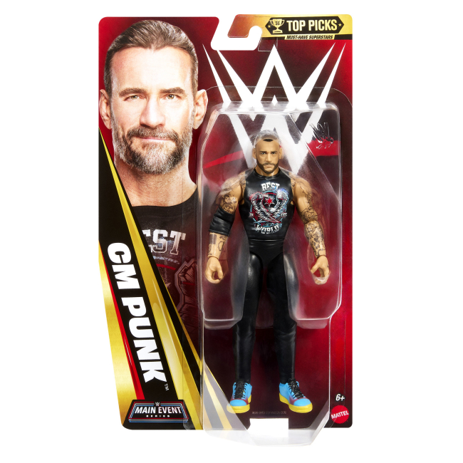 Фигурки персонажей - Игровая фигурка WWE Cm Punk (GDF62/18)#5