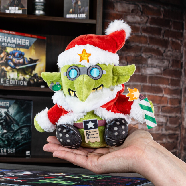 Персонажи мультфильмов - Мягкая игрушка Warhammer Da Red Gobbo on Bounca (125130)#6