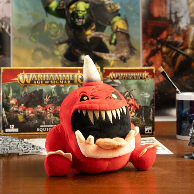 Персонажи мультфильмов - Мягкая игрушка Warhammer Gnasha-Squig (125132)#3