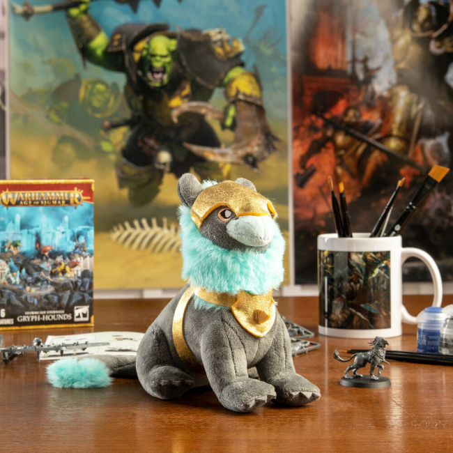 Персонажі мультфільмів - М'яка іграшка Warhammer Sacrosanct Gryph Hound (125134)#3