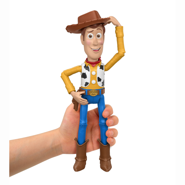 Фігурки персонажів - Інтерактивна фігурка Toy Story Вуді Привіт, ковбою! 31 см (JKV38)#5