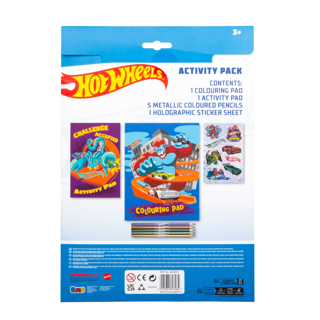 Товари для малювання - Набір для творчості Hot Wheels (60-0033)#4