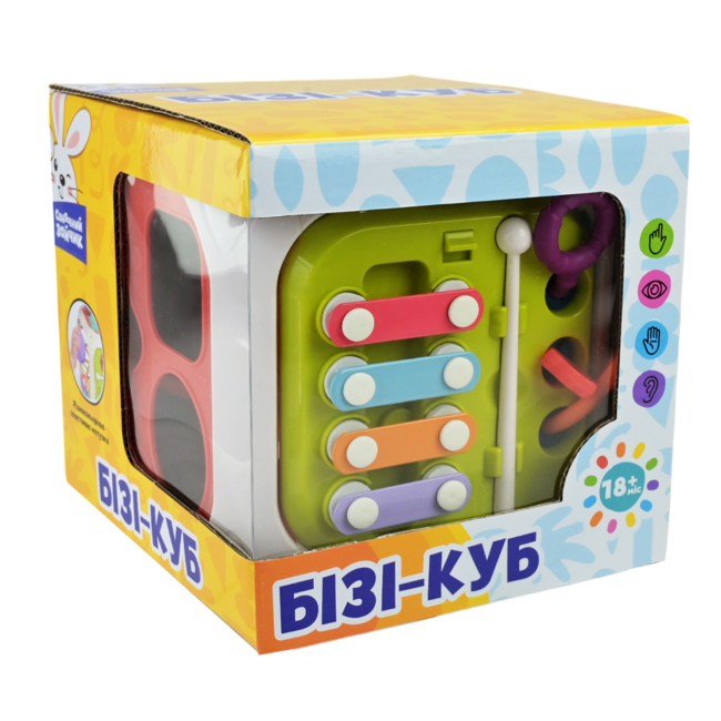 Развивающие игрушки - ​Бизикуб Сонячний зайчик (PL-724-87)#8