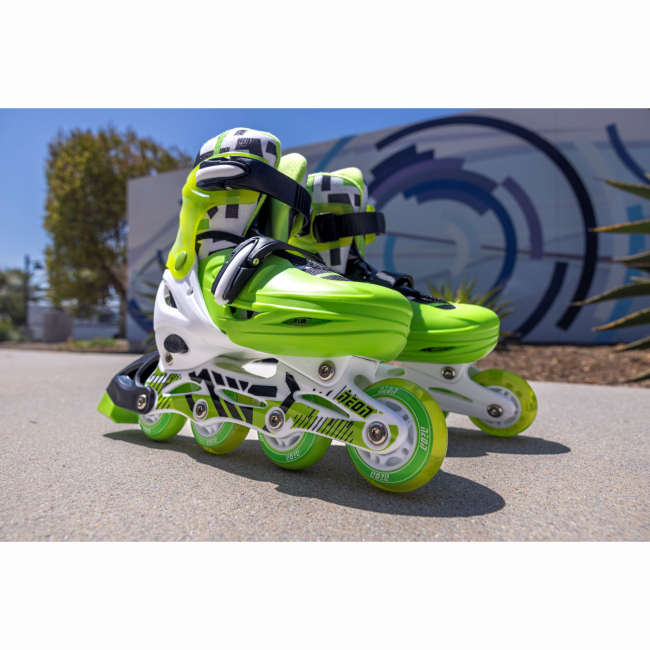 Ролики детские - Роликовые коньки Neon Combo зеленые размер 30-33 (NC46G4)#6