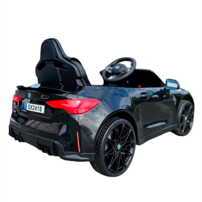 Електромобілі - Дитячий електромобіль Kidsauto BMW M4 (SX 2418 чорний) (SX 2418 (чорний))#4