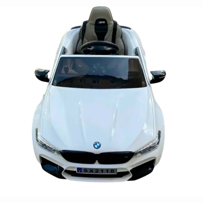 Електромобілі - Дитячий електромобіль Kidsauto BMW M5 (SX 2118 білий) (SX 2118 (білий))#2