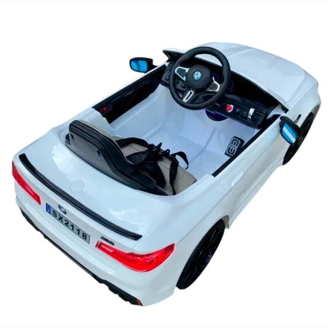 Електромобілі - Дитячий електромобіль Kidsauto BMW M5 (SX 2118 білий) (SX 2118 (білий))#3