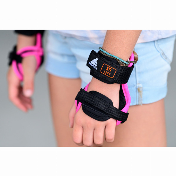 Захисне спорядження - Захисний комплект Rollerblade Skate Gear Jr чорно-рожевий XS (8050459637618)#5