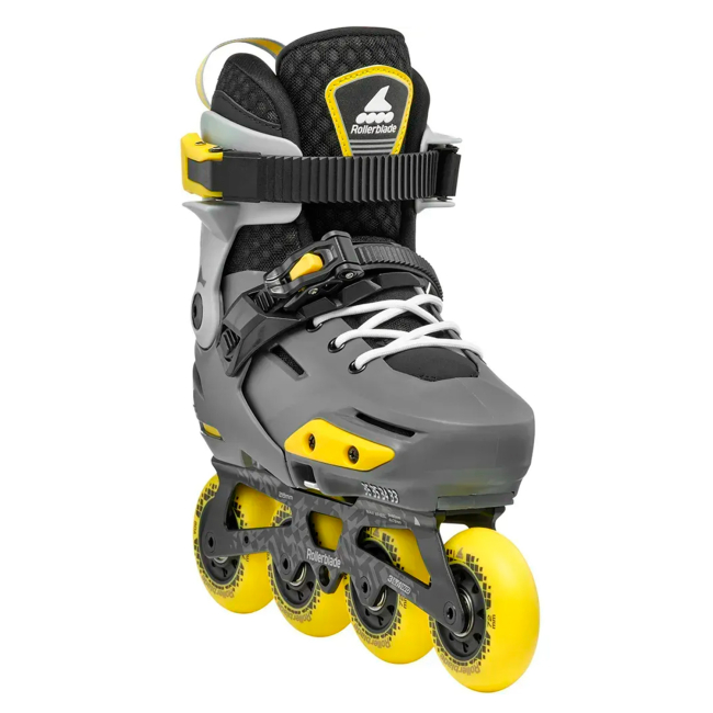 Ролики детские - Роликовые коньки Rollerblade Apex угольно-желтые размер 29-32 (8059791073153)#2