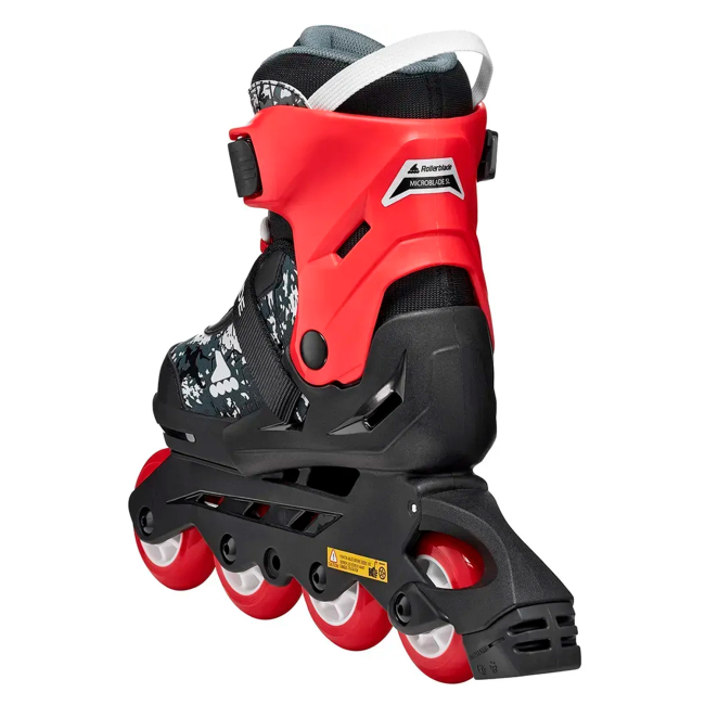 Ролики дитячі - Роликові ковзани Rollerblade Microblade SL чорно-червоні розмір 33-36.5 (8059791108237)#5