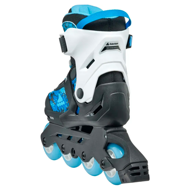Ролики дитячі - Роликові ковзани Rollerblade Microblade SL чорно-блакитні розмір 33-36.5 (8059791068456)#5