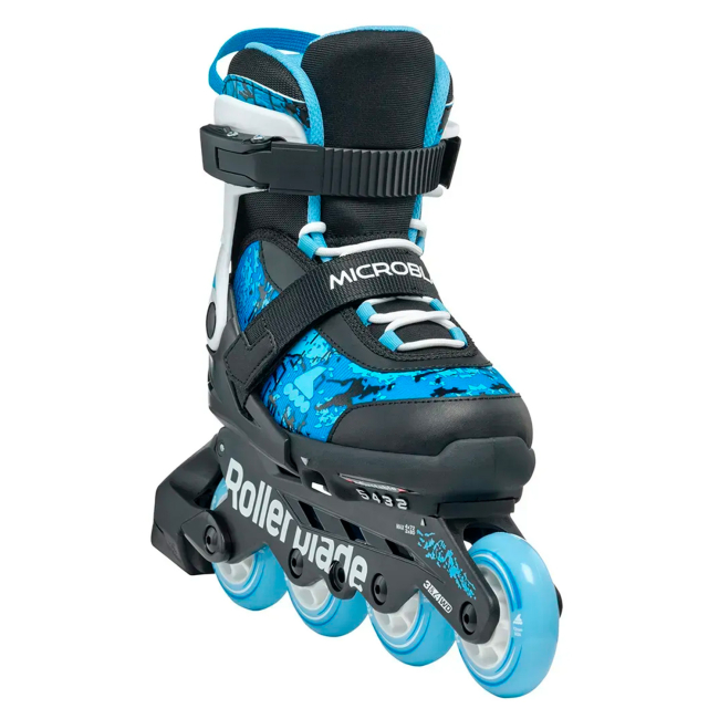 Ролики дитячі - Роликові ковзани Rollerblade Microblade SL чорно-блакитні розмір 36.5-40 (8059791073313)#2