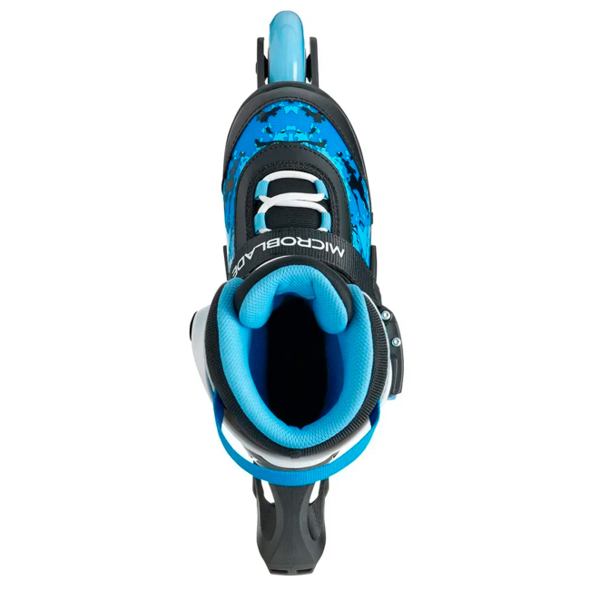 Ролики дитячі - Роликові ковзани Rollerblade Microblade SL чорно-блакитні розмір 36.5-40 (8059791073313)#6